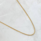 Cadena Panzer 6.65gr / 60cm / 1.9mm Oro Amarillo +1 18K