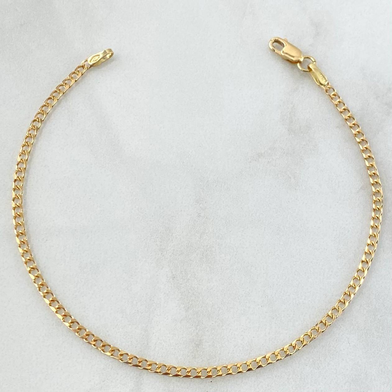 Bracelet 2.4gr / 7.7in / 1.9mm 18K Yellow Gold +1 ©