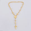 Bracelet Denario Miraculous Virgin 3.45gr / 7 in / 3.9mm 18K Yellow Gold *