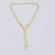 Pulso Denario Virgen Milagrosa 3.15gr / 7 1/4 in / 2.7mm Oro Amarillo 18K