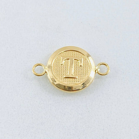 Charm Letter T 0.55gr / 0.7in / 18K Gold ©