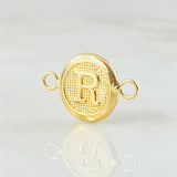 Charm Letter R 0.6gr / 0.7in / 18K Gold ©