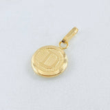 Pendant Letter D 0.6gr / 0.8in / 18K Gold