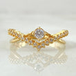 Solitaire Ring Infinite Rhombus 2.75gr / Size 5 1/2 / 18K Yellow Gold ©