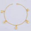 Bracelet Espiga Pendants 2.75 g / 7 in / 1.6 mm Yellow Gold 18K