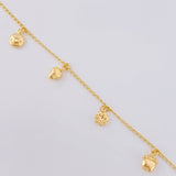 Bracelet Espiga Pendants 2.75 g / 7 in / 1.6 mm Yellow Gold 18K