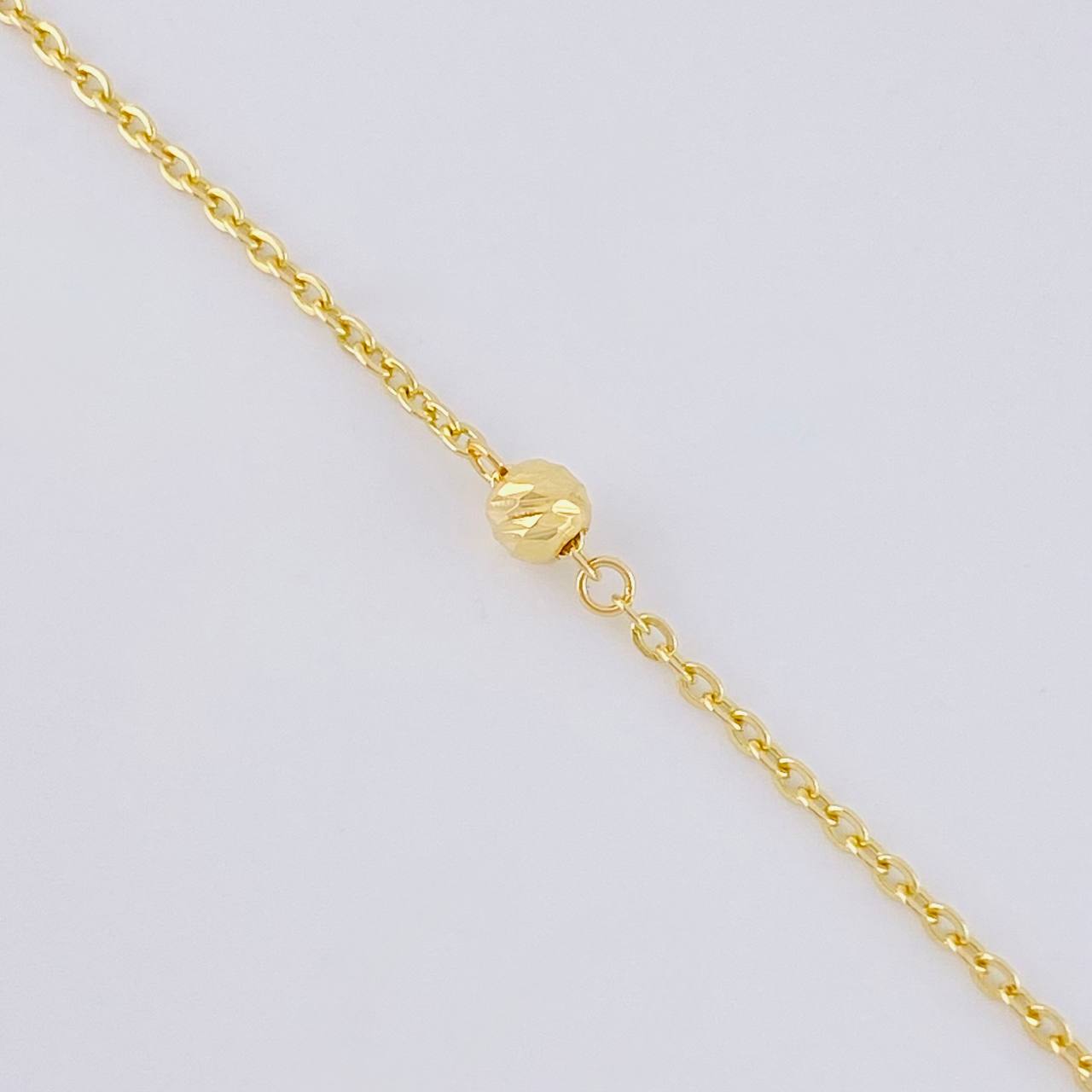 Cadena Aro Seguido Silueta Corazón 4 g / 17 in / 1.6 mm Oro Amarillo 18K