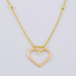 Cadena Aro Seguido Silueta Corazón 3.65 g / 17 1/4 in / 1.55 mm Oro Amarillo 18K