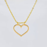 Cadena Aro Seguido Silueta Corazón 3.65 g / 17 1/4 in / 1.55 mm Oro Amarillo 18K