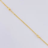 Cadena Aro Seguido Silueta Corazón 3.65 g / 17 1/4 in / 1.55 mm Oro Amarillo 18K