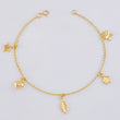 Pulso Espiga Dijes 2.6 g / 7 in / 1.6 mm Oro Amarillo 18K