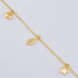 Pulso Espiga Dijes 2.6 g / 7 in / 1.6 mm Oro Amarillo 18K