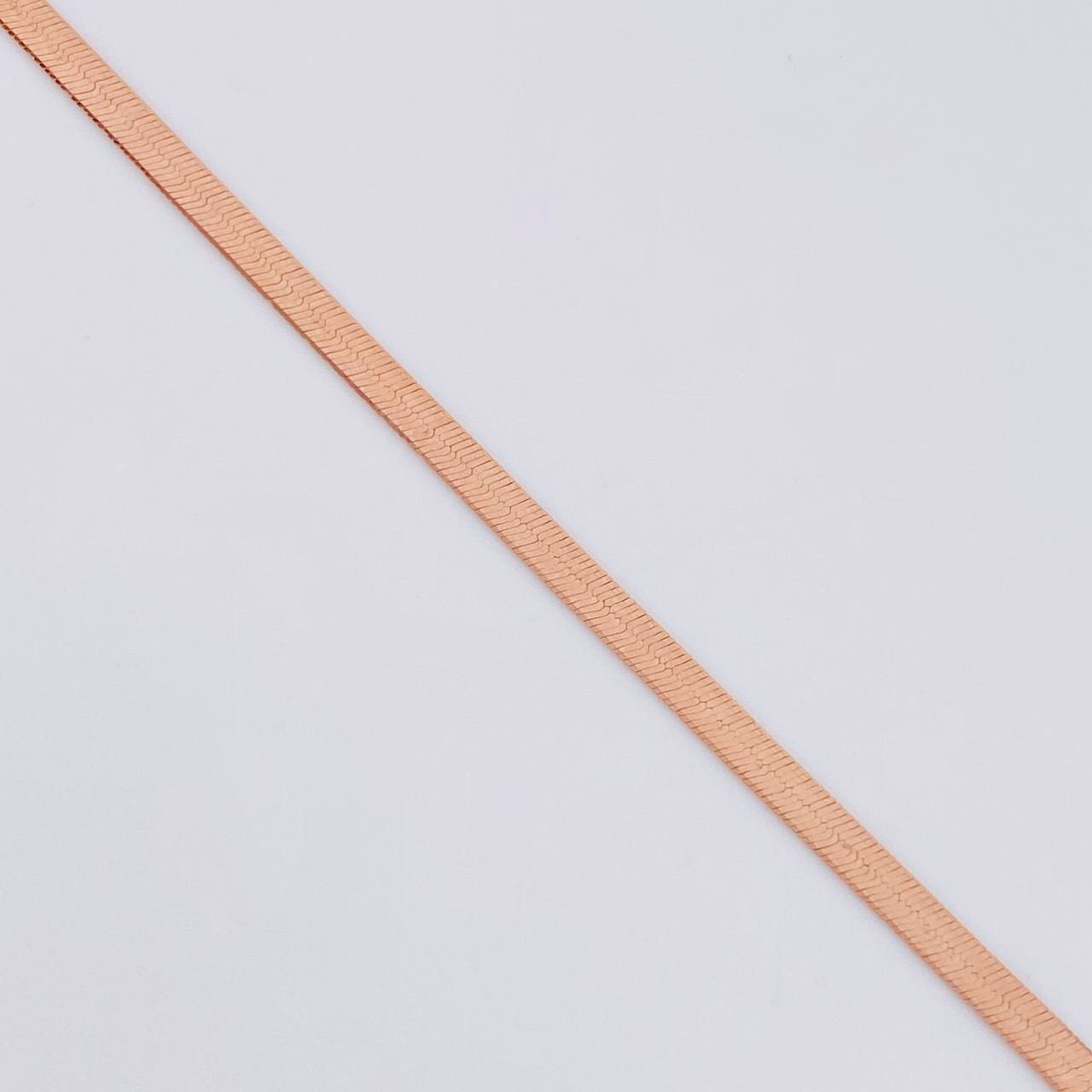 Cadena Espejo 3.5 g / 17 3/4 in / 2 mm Oro Rosa 18K (oferta)