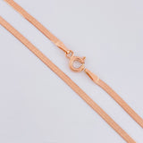 Cadena Espejo 3.5 g / 17 3/4 in / 2 mm Oro Rosa 18K (oferta)