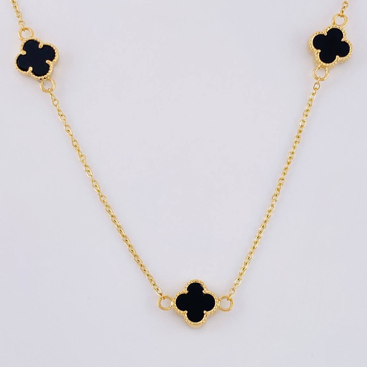 Cadena Aro Seguido Trebol 5.85 g / 20 in / 1.5 mm Oro Amarillo 18K