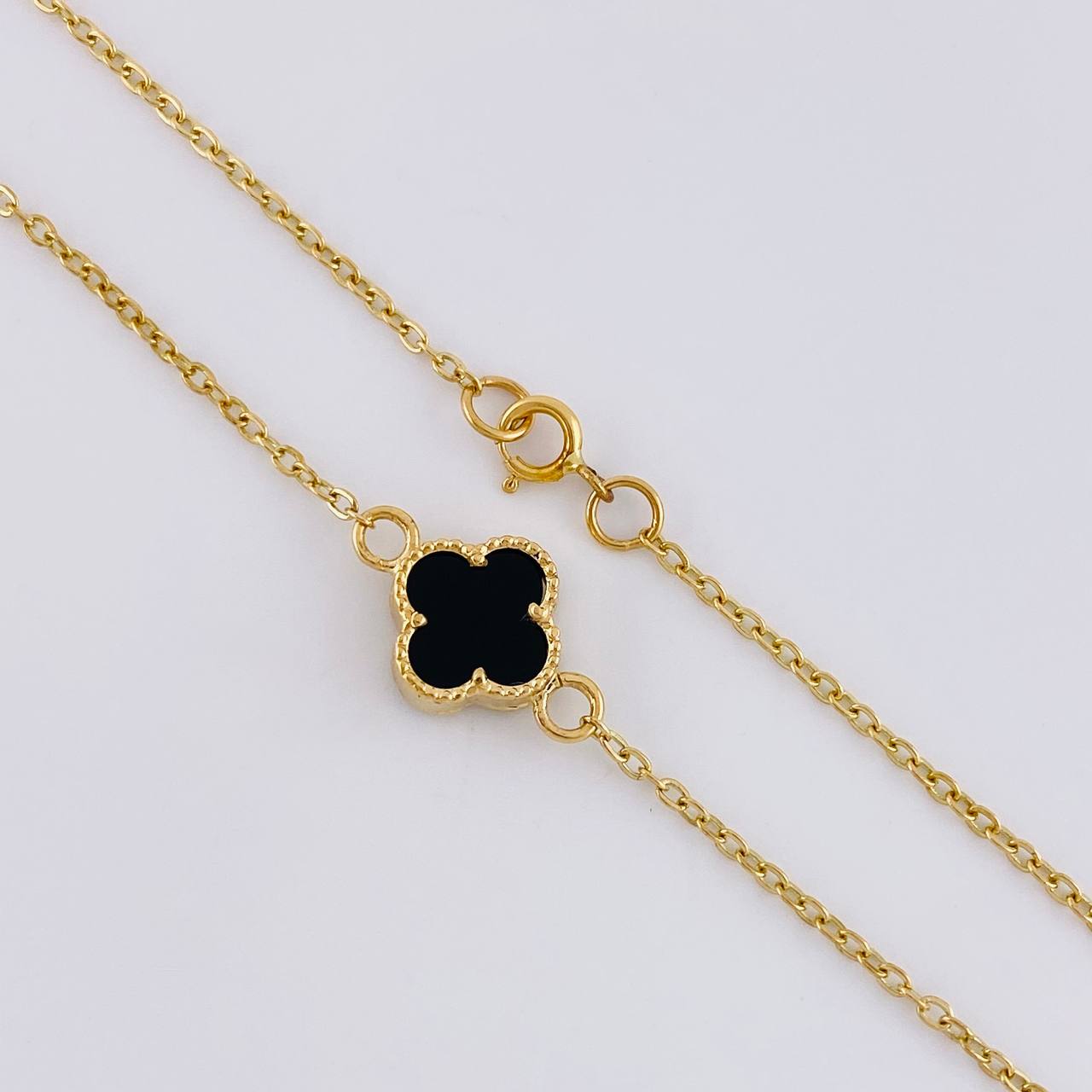 Cadena Aro Seguido Trebol 5.85 g / 20 in / 1.5 mm Oro Amarillo 18K