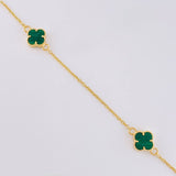 Cadena Aro Seguido Trebol 5.8 g / 19 3/4 in / 1.5 mm Oro Amarillo 18K
