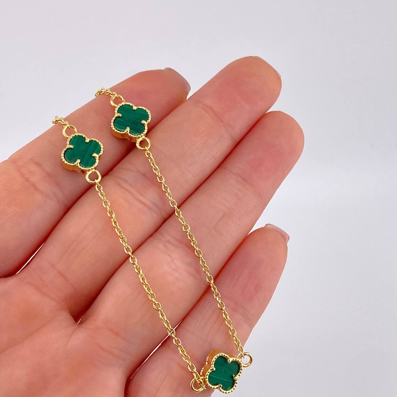 Cadena Aro Seguido Trebol 5.75 g / 20 in / 1.5 mm Oro Amarillo 18K