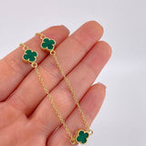 Cadena Aro Seguido Trebol 5.8 g / 19 3/4 in / 1.5 mm Oro Amarillo 18K