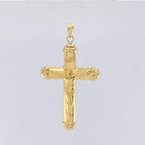 Dije Cruz Cristo 3.1 g / 2 1/4 in Oro Amarillo 18K