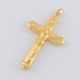 Dije Cruz Cristo 3.1 g / 2 1/4 in Oro Amarillo 18K