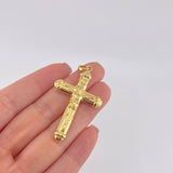 Dije Cruz Cristo 3.1 g / 2 1/4 in Oro Amarillo 18K