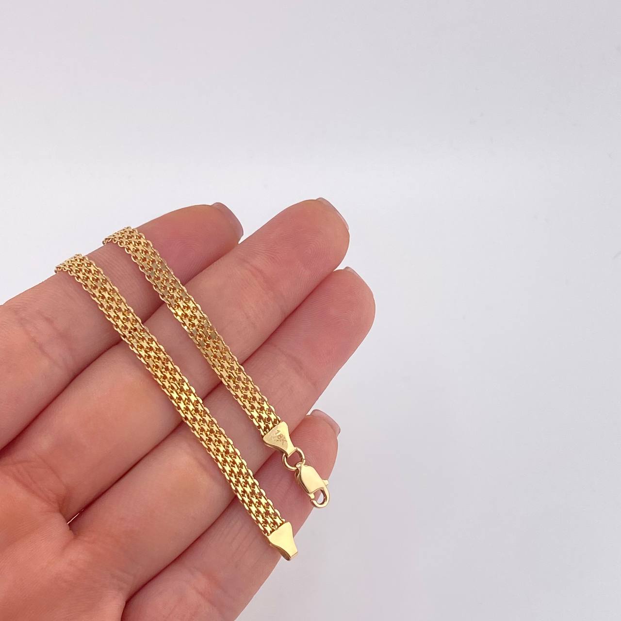 Cadena China 15.05 g / 24 in / 4.5 mm Oro Amarillo 18K