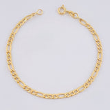 Pulso Figaro 2.1 g / 7 1/4 in / 0.8 mm Oro Amarillo 18K