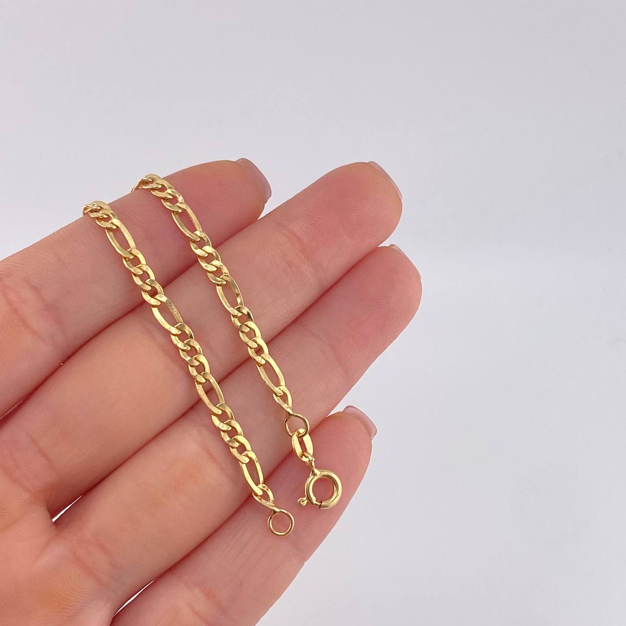 Pulso Figaro 2.1 g / 7 1/4 in / 0.8 mm Oro Amarillo 18K