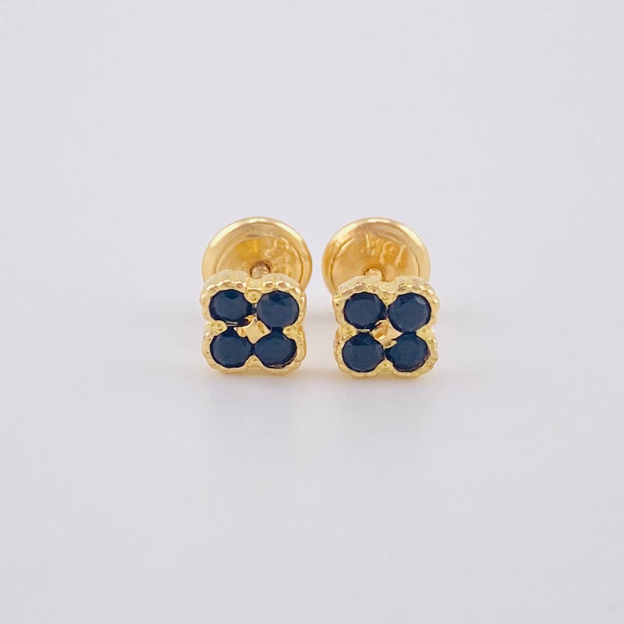 Topos Trebol 1 g / in / 5.1 mm Oro Amarillo 18K