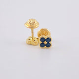Topos Trebol 1 g / in / 5.1 mm Oro Amarillo 18K