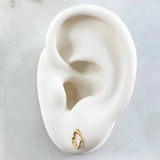 Topos Mano Hamsa 0.5gr / 7.3cm / Oro 18K *