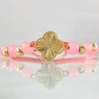 Pink Bracelet Clover 3.05gr / Nac.Esp.18K Gold ©