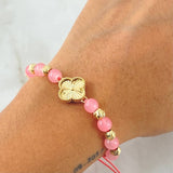 Pink Bracelet Clover 3.05gr / Nac.Esp.18K Gold ©