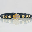 Black Hamsa Hand Bracelet 1.65gr / 18K Gold ©