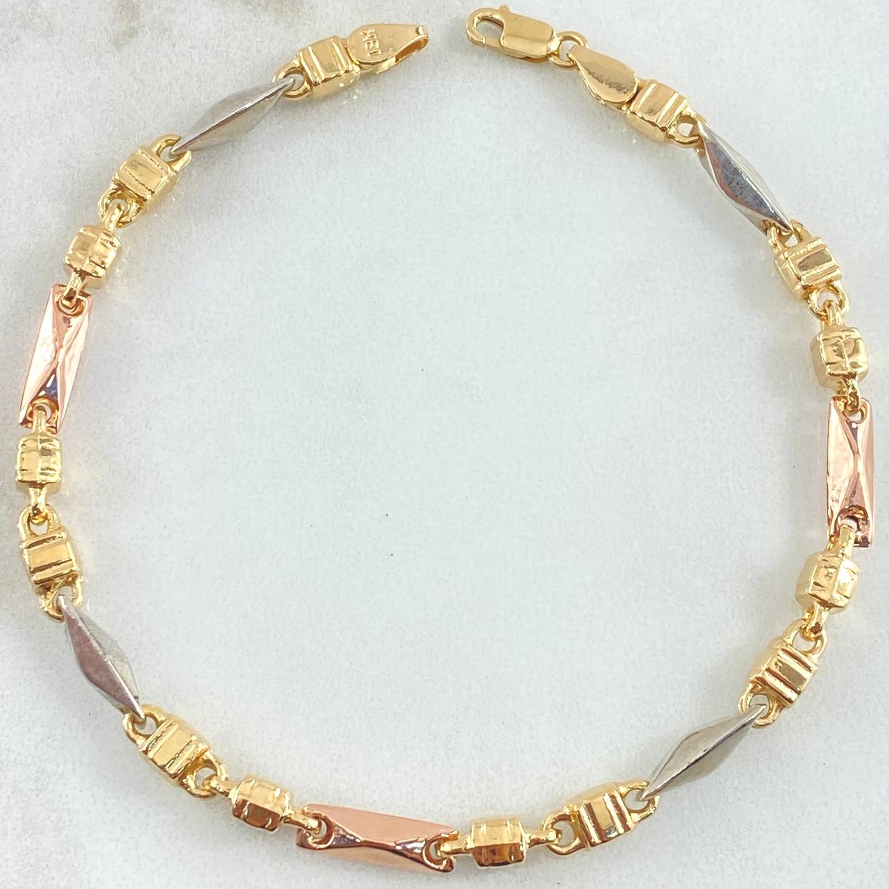 Pulso Rustico 6.5gr / 20cm / Oro 18K