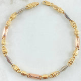 Pulso Rustico 6.5gr / 20cm / Oro 18K