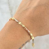 Pulso Rustico 6.5gr / 20cm / Oro 18K