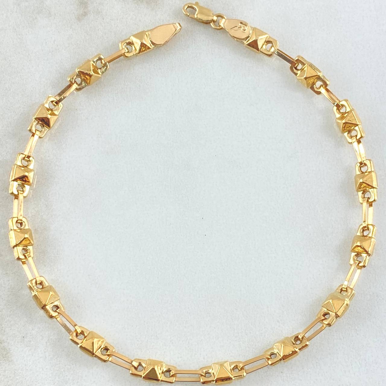 Pulso Rustico 4.1gr / 21cm / Oro 18K