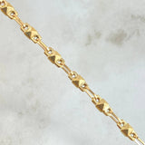 Pulso Rustico 4.1gr / 21cm / Oro 18K