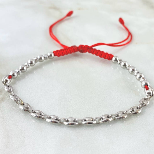 Pulsera Roja Retazo GC 2.7gr / Oro 18K