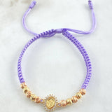 Lilac Virgin Milagrosa Bracelet 1.55gr / 18K Gold