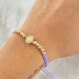 Lilac Virgin Milagrosa Bracelet 1.55gr / 18K Gold