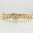 Brown Turkish Eye Bracelet 2.2gr / 18K Gold