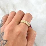 Anillo Rustico 3.85gr / T8 1/4 / Oro 18K