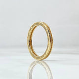 Rustic Ring 3.75gr / Size 7 3/4 / 18K Gold