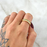 Rustic Ring 5.2gr / Size 7 / 18K Gold
