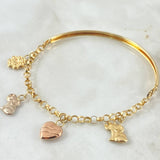 Pulso Charms 5.7gr / 19cm / Oro 18K ©