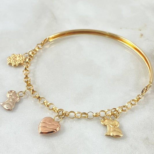 Pulso Charms 5.4gr / 19cm / Oro 18K ©