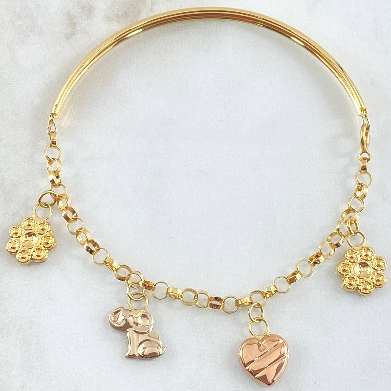 Pulso Charms  5.6gr / 19cm / Oro 18K *